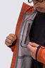 Macpac Men's Tempest Rain Jacket, Burnt Brick, hi-res