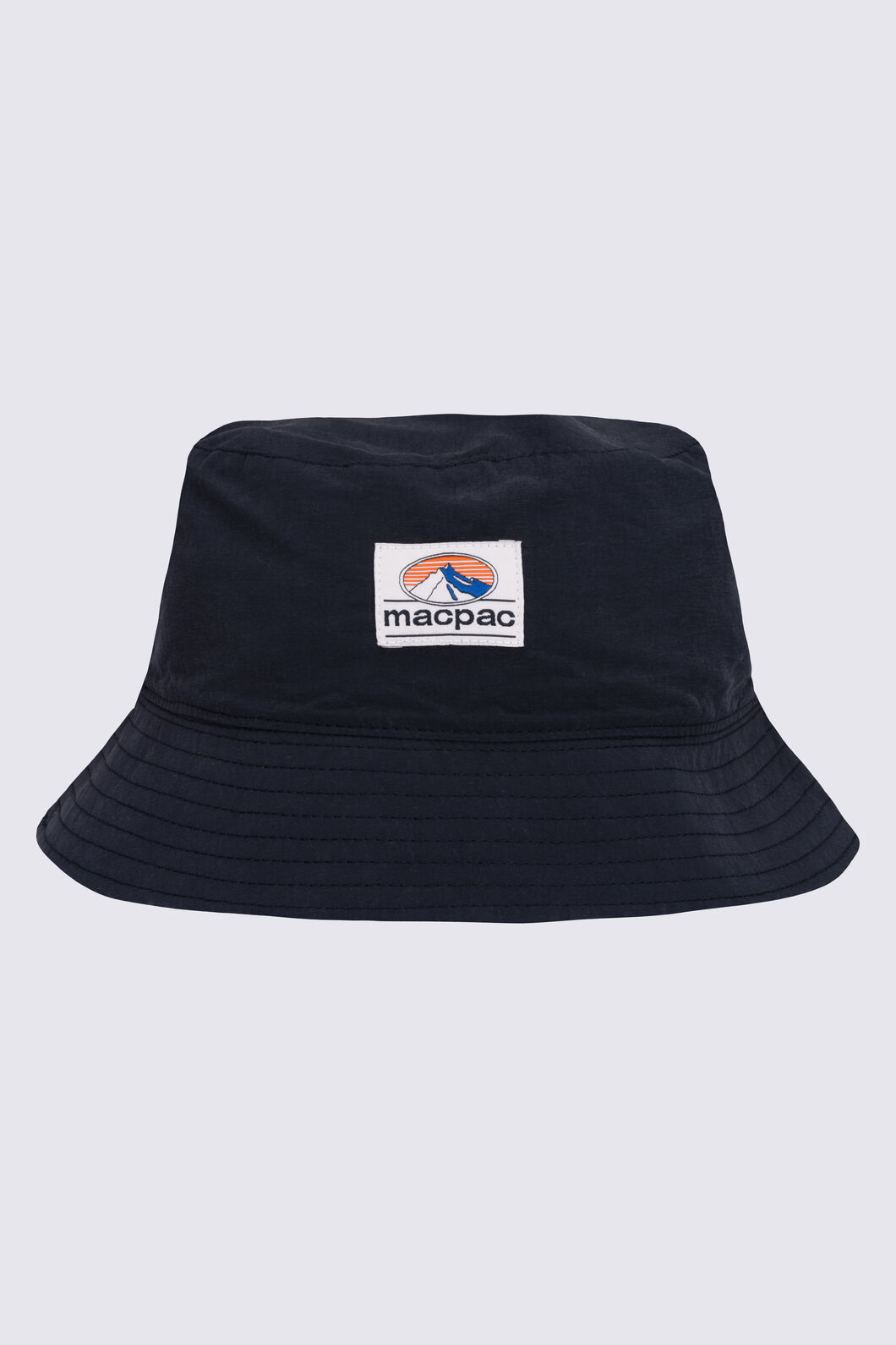 Macpac Winger Reversible Bucket Hat, Black/Black, hi-res