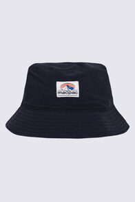 Macpac Winger Reversible Bucket Hat, Black/Black, hi-res