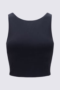 Macpac Women's Caples Cropped Top, Black, hi-res