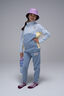 Macpac Kids&rsquo; Heritage Fleece Pullover, Skyway/Windward Blue, hi-res