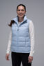 Macpac Women's Halo Down Vest ♺, Zen Blue, hi-res