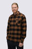 Macpac Men's Sutherland Flannel Shirt, Toffee Check, hi-res