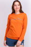 Macpac Women's Mountain Beat 2.0 Long Sleeve T-Shirt, Apricot Orange, hi-res