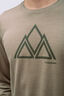Macpac Men's 180 Merino T-Shirt, Kelp, hi-res