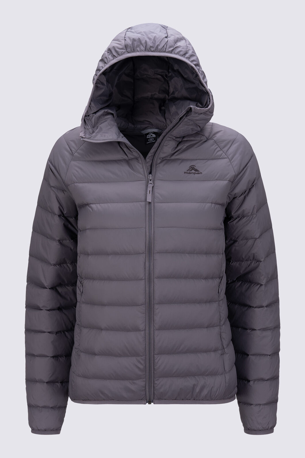 Macpac Women's Uber Light Hooded Down Jacket ♺, Rabbit, hi-res