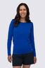 Macpac Women's Limitless Long Sleeve T-Shirt, Bluing, hi-res