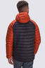 Macpac Men's Uber Light Hooded Down Jacket, Red Ochre/Black, hi-res