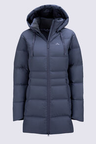 Macpac Women's Aurora Hooded Down Coat, Greystone, hi-res