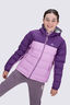 Macpac Kids' Halo Hooded Down Jacket, Plum/Orchid, hi-res