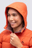 Macpac Women's Halo Hooded Down Jacket ♺, Summer Fig, hi-res