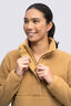 Macpac Women's Pandora High Pile Fleece Pullover, Bistre, hi-res