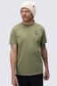 Macpac Men's Cameron Hut Fairtrade Organic Cotton Short Sleeve T-Shirt, Oil Green, hi-res