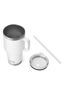 YETI® Rambler® Mug with Straw Cap — 35 oz, White, hi-res