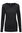 Macpac Women's 150 Merino V-Neck Top, Black, hi-res