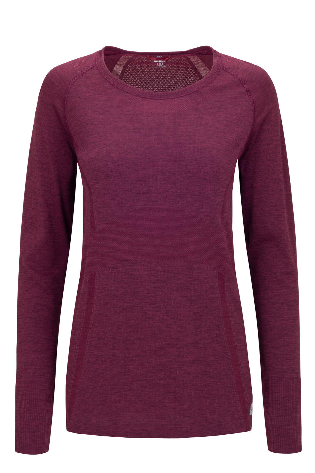 Macpac Women's Limitless Long Sleeve T-Shirt, Fig, hi-res