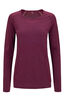 Macpac Women's Limitless Long Sleeve T-Shirt, Fig, hi-res