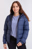 Macpac Women's Halo Hooded Down Jacket ♺, Blue Indigo, hi-res
