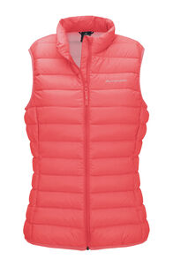 Macpac Women's Uber Light Down Vest, Spiced Coral, hi-res