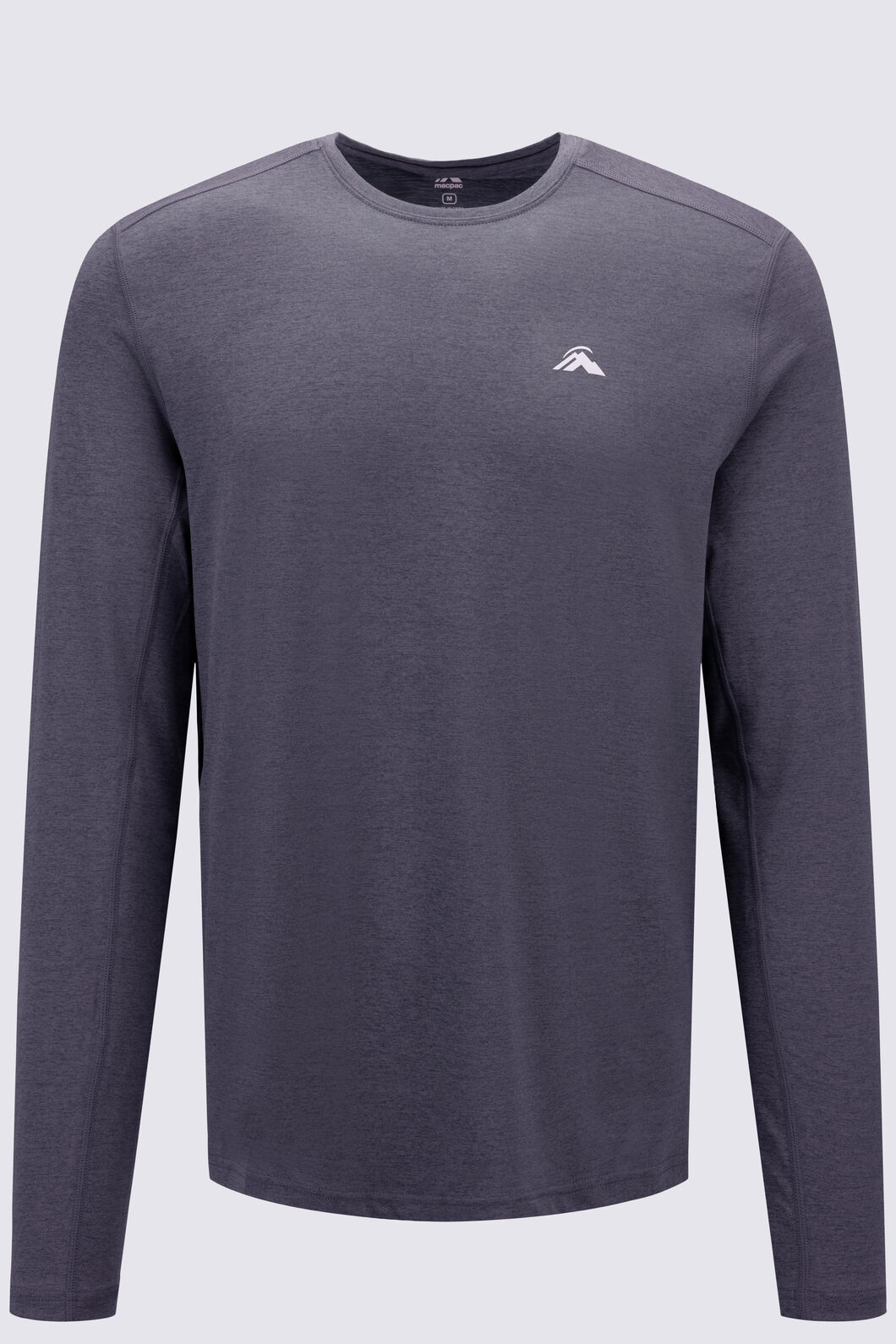 Macpac Men's brrr° Long Sleeve T-Shirt, Odyssey Marle, hi-res