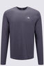 Macpac Men's brrr° Long Sleeve T-Shirt, Odyssey Marle, hi-res
