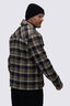 Macpac Men's Alma Fleece Lined Shirt, Shitake Plaid, hi-res