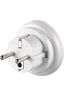 Go Travel AUS and NZ to EU Adaptor, White, hi-res