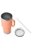 YETI® Rambler® Mug with Straw Cap — 35 oz, Lowcountry Peach, hi-res