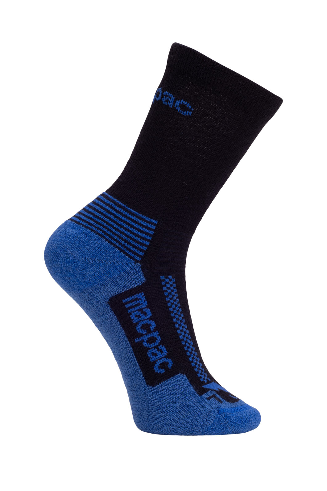 Macpac Kids' Hiking Sock, Navy/Classic Blue, hi-res