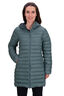 Macpac Women's Uber Light Hooded Down Coat, Silver Pine, hi-res