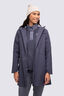 Macpac Women's Strato Long Raincoat, Odyssey, hi-res