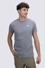 Macpac Men's Paparoa NP Fairtrade Organic Cotton T-Shirt, Grey Marle, hi-res