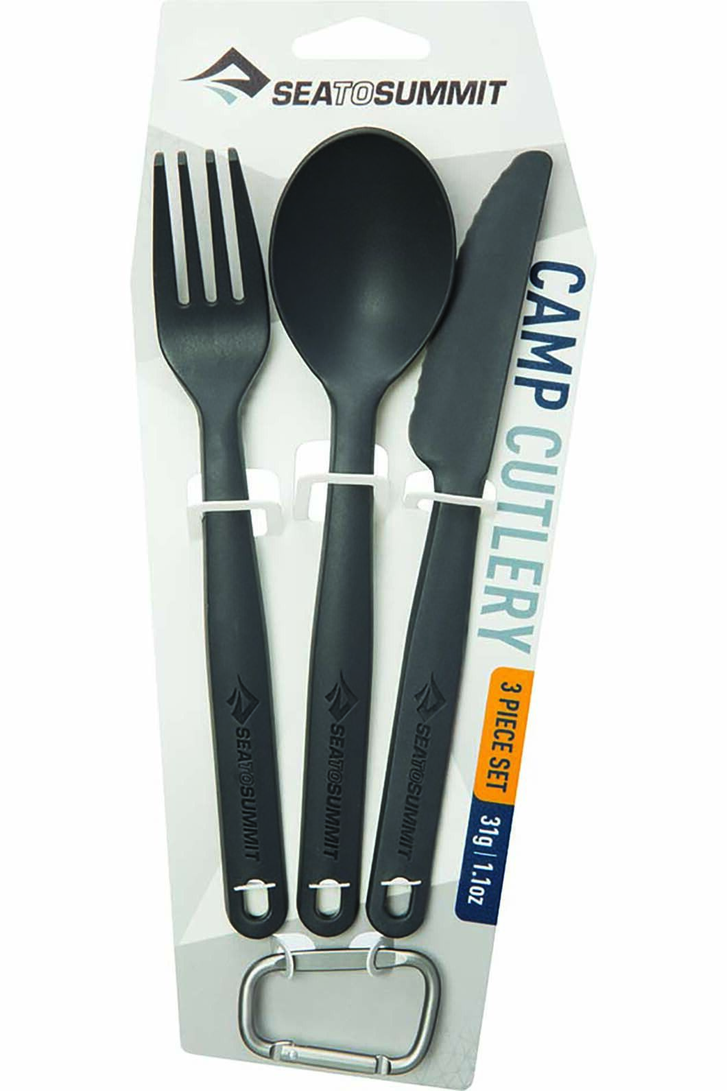 Sea to Summit 3 Piece Cutlery Set, None, hi-res