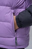 Macpac Kids' Halo Hooded Down Jacket, Asphalt/African Violet, hi-res