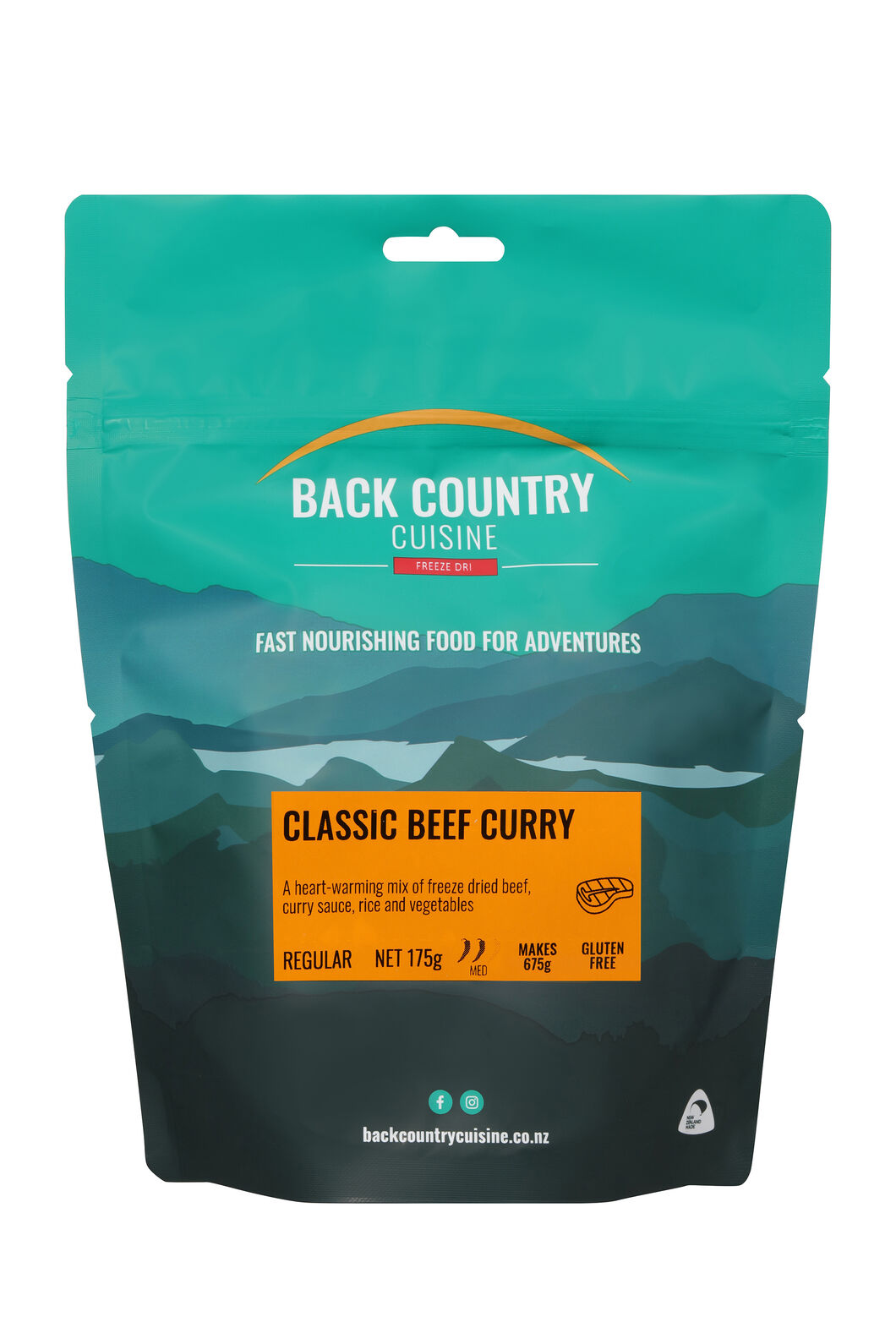 Back Country Cuisine Classic Beef Curry &mdash;175 g, None, hi-res