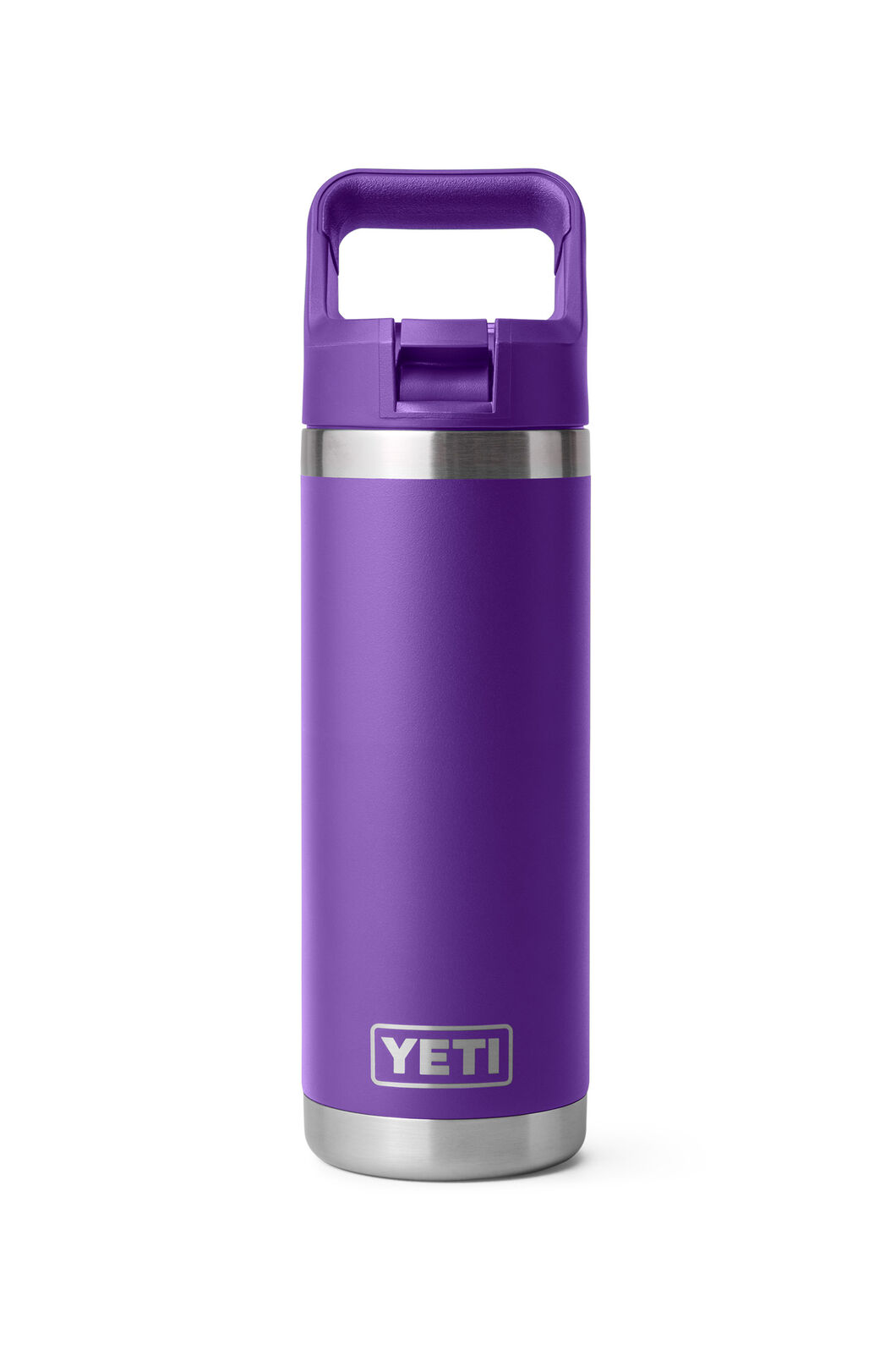 YETI&reg; Rambler&reg; Bottle with Straw Cap &mdash; 18 oz, Pace Purple, hi-res