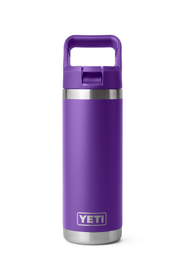 YETI YETI® Rambler® Bottle with Straw Cap — 18 oz, Pace Purple