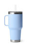 YETI® Rambler® Mug with Straw Cap — 35 oz, Big Sky Blue, hi-res