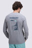 Macpac Men's Kahurangi NP Fairtrade Organic Cotton Long Sleeve T-Shirt, Grey Marle, hi-res