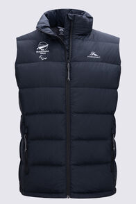 Paralympics Men’s Halo Down Vest, Black, hi-res