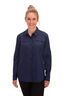 Macpac Women's Ranger Long Sleeve Shirt, Navy Iris, hi-res