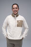 Macpac Women's Kindling Fleece Pullover, Coconut Milk Print, hi-res