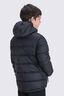 Macpac Kids' Halo Hooded Down Jacket, Black, hi-res
