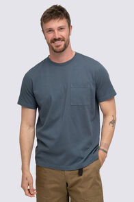 Macpac Men's Midweight T-Shirt, Dark Slate, hi-res