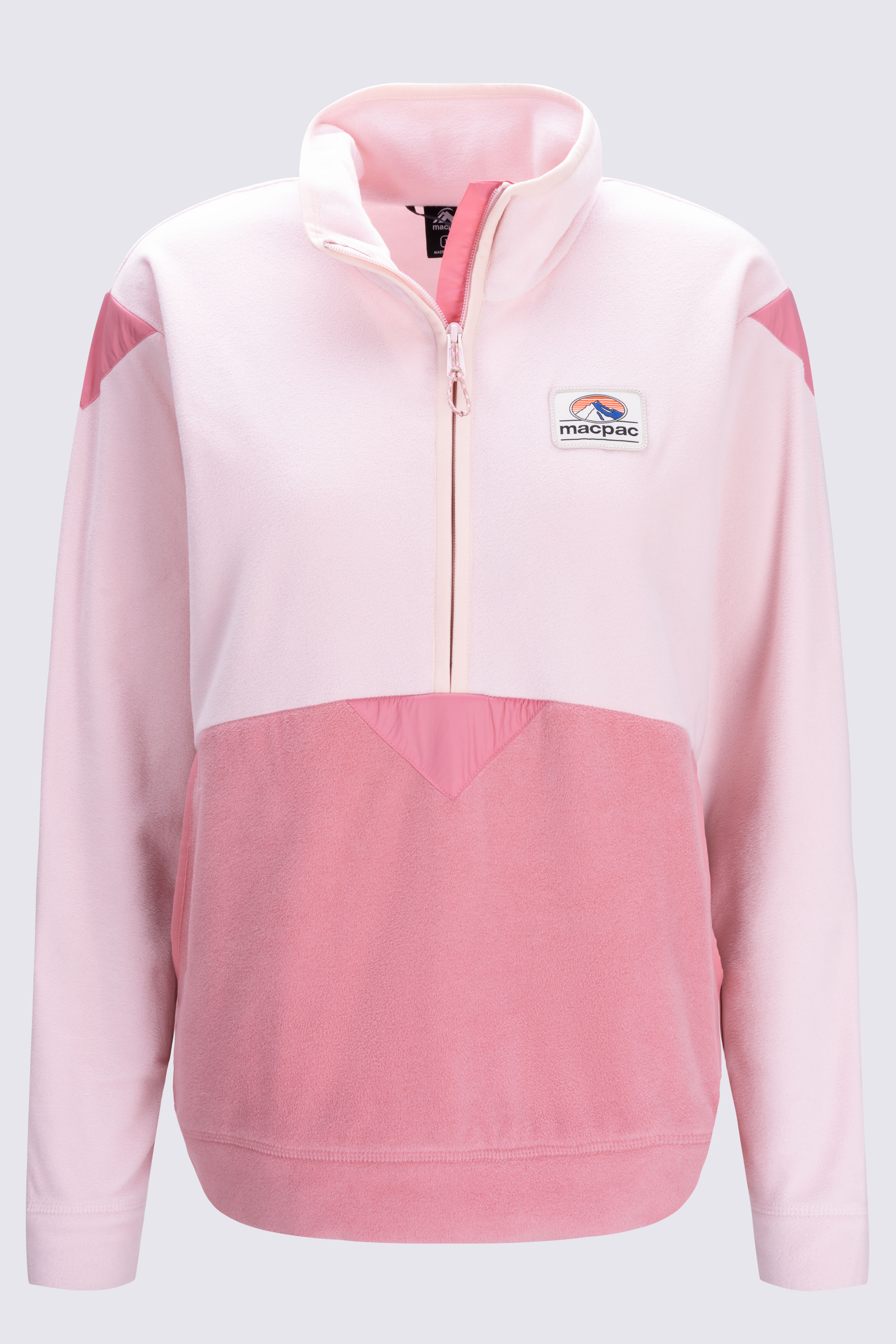 Vintage fleece best sale half zip