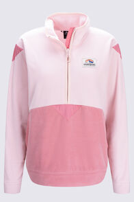 Macpac Women's Originals Vintage Fleece Pullover, Lotus/Mauveglow, hi-res