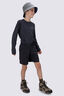 Macpac Kids' Winger Shorts, Black, hi-res