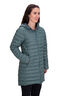 Macpac Women's Uber Light Hooded Down Coat, Silver Pine, hi-res