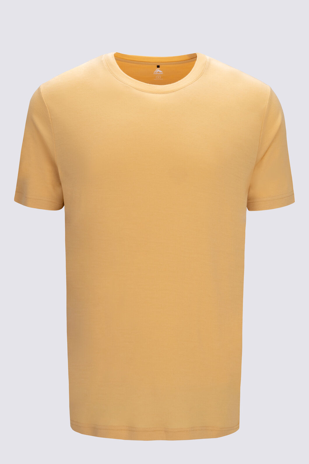 Macpac Men's Lyell 180 Merino T-Shirt, Ochre, hi-res