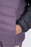 Macpac Kids' Uber Light Hooded Down Jacket, Asphalt/Arctic Dusk, hi-res